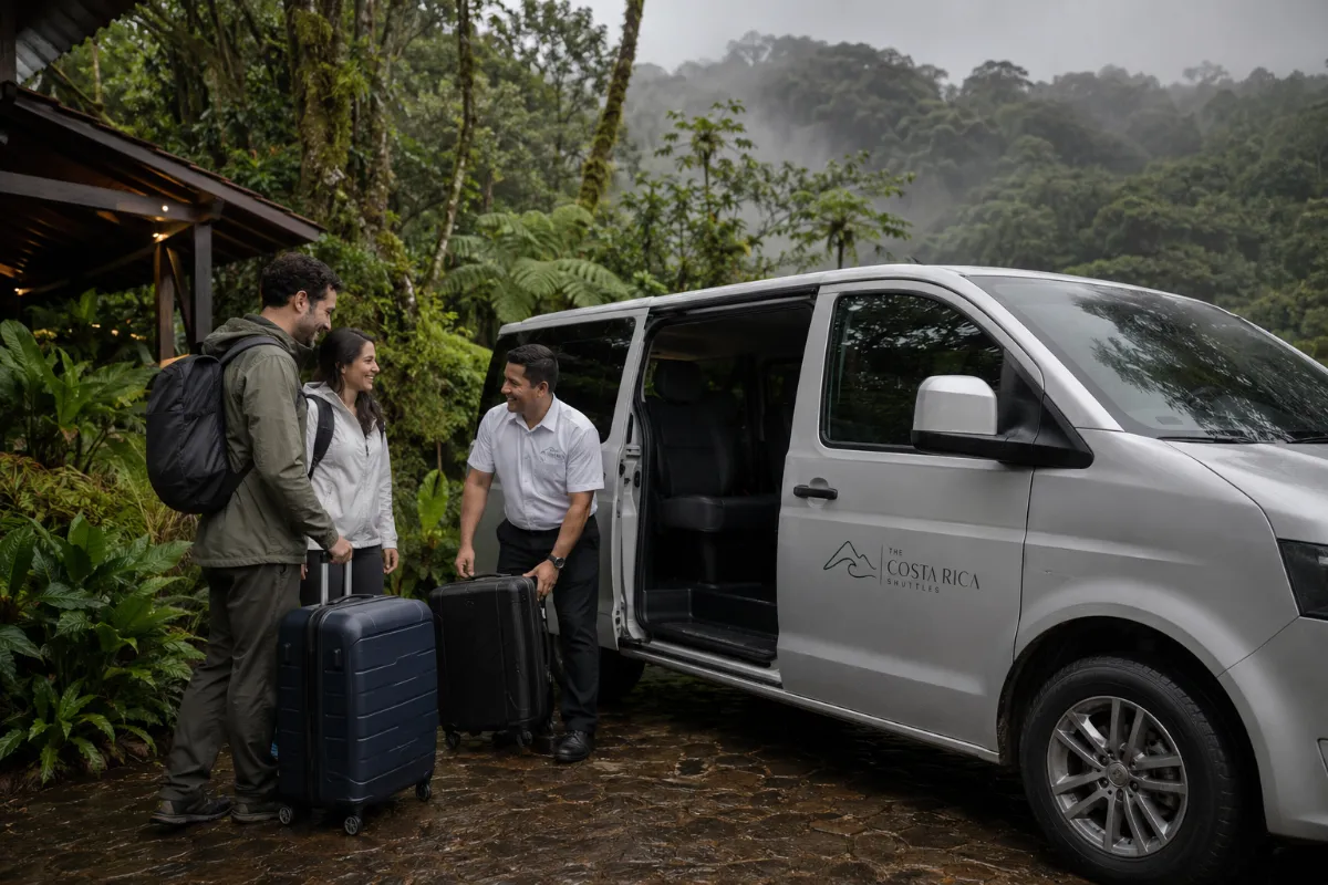 Arenal to Monteverde – Private Transportation