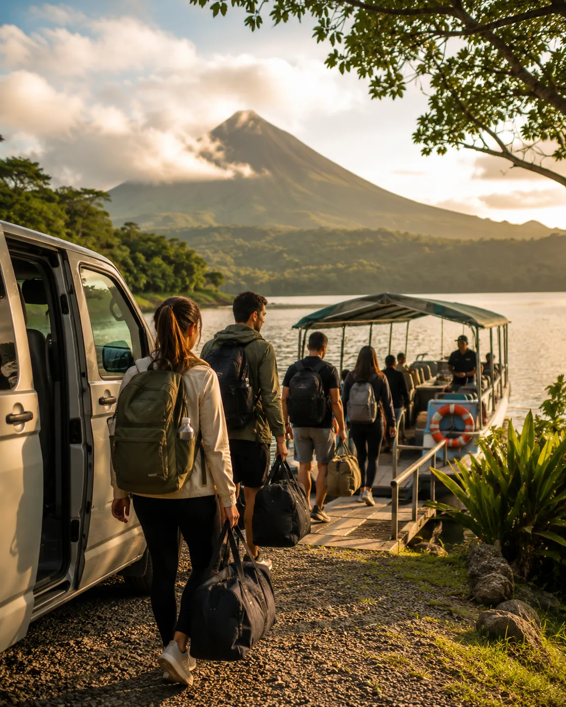 Arenal to Monteverde - Taxi Boat Transportation Service Lake Crossing