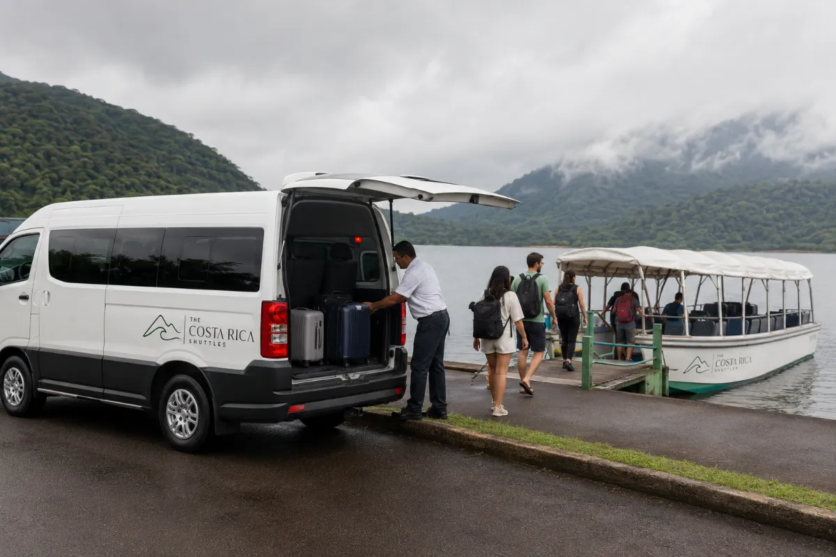 Arenal to Monteverde - Taxi Boat Transportation Service Lake Crossing