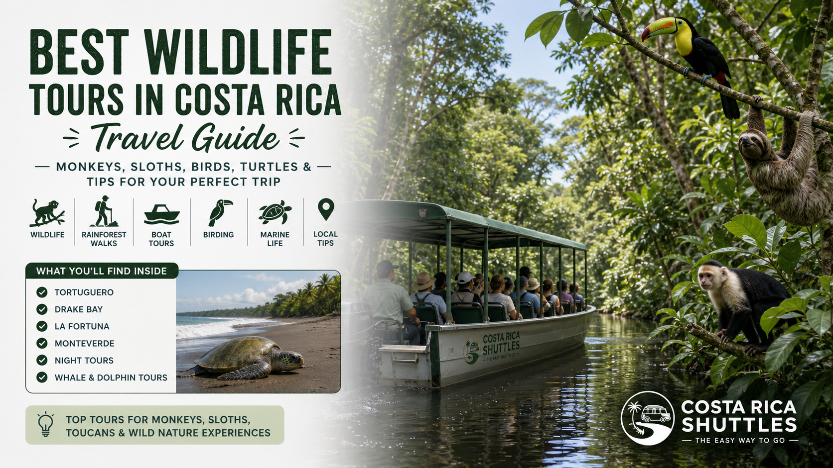 Best Wildlife Tours in Costa Rica