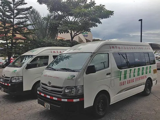 El Castillo Hotels Arenal to Guapiles - Shared Shuttle