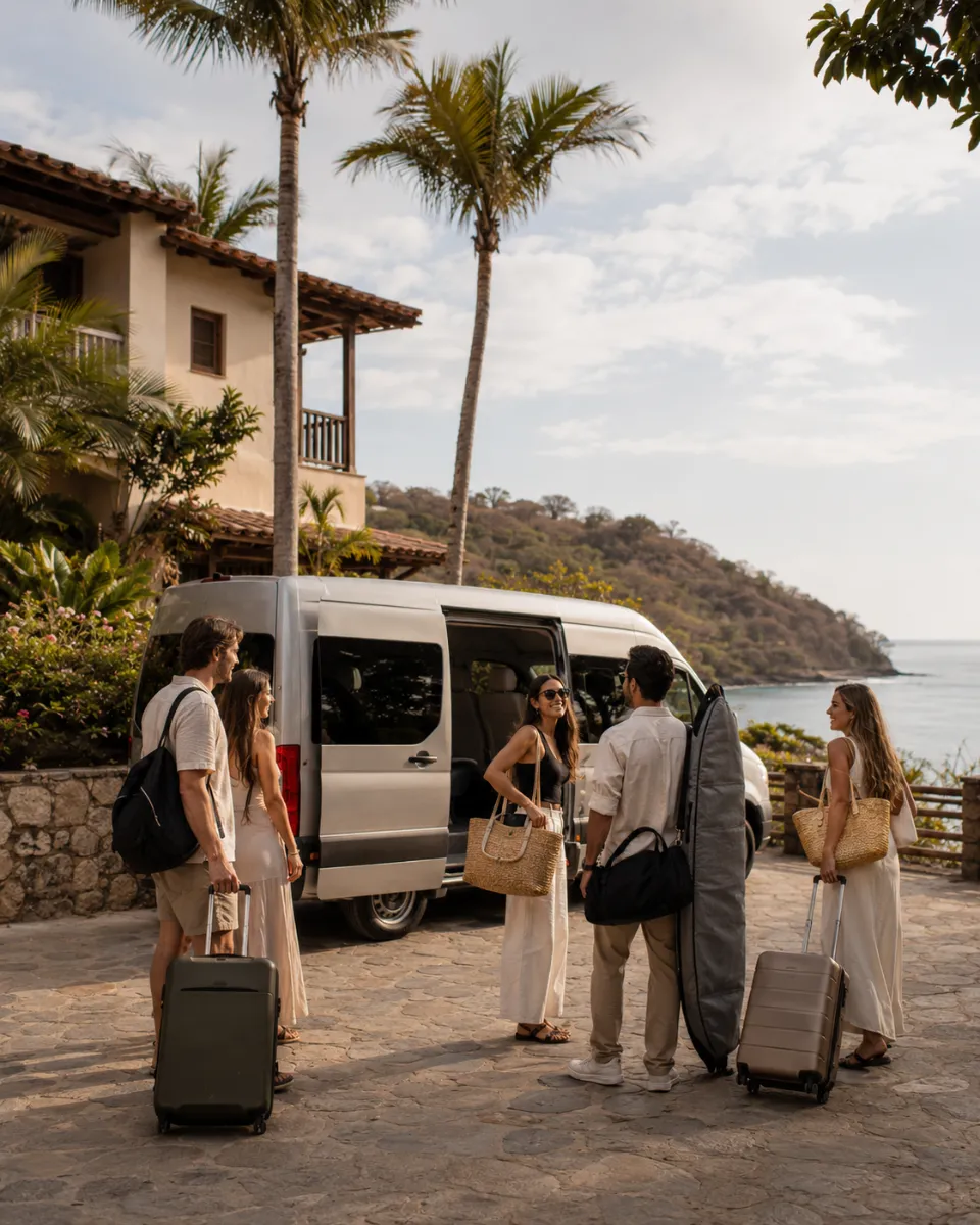 How to get from Las Catalinas to Santa Teresa