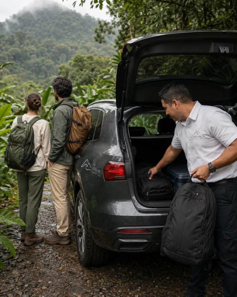 La Fortuna to Rio Celeste – Private Transportation