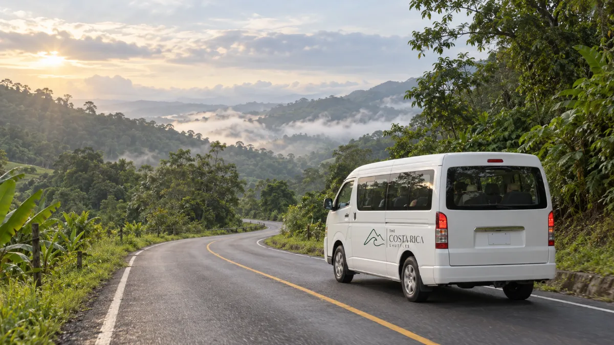 Manuel Antonio to Rio Celeste - Private Transportation