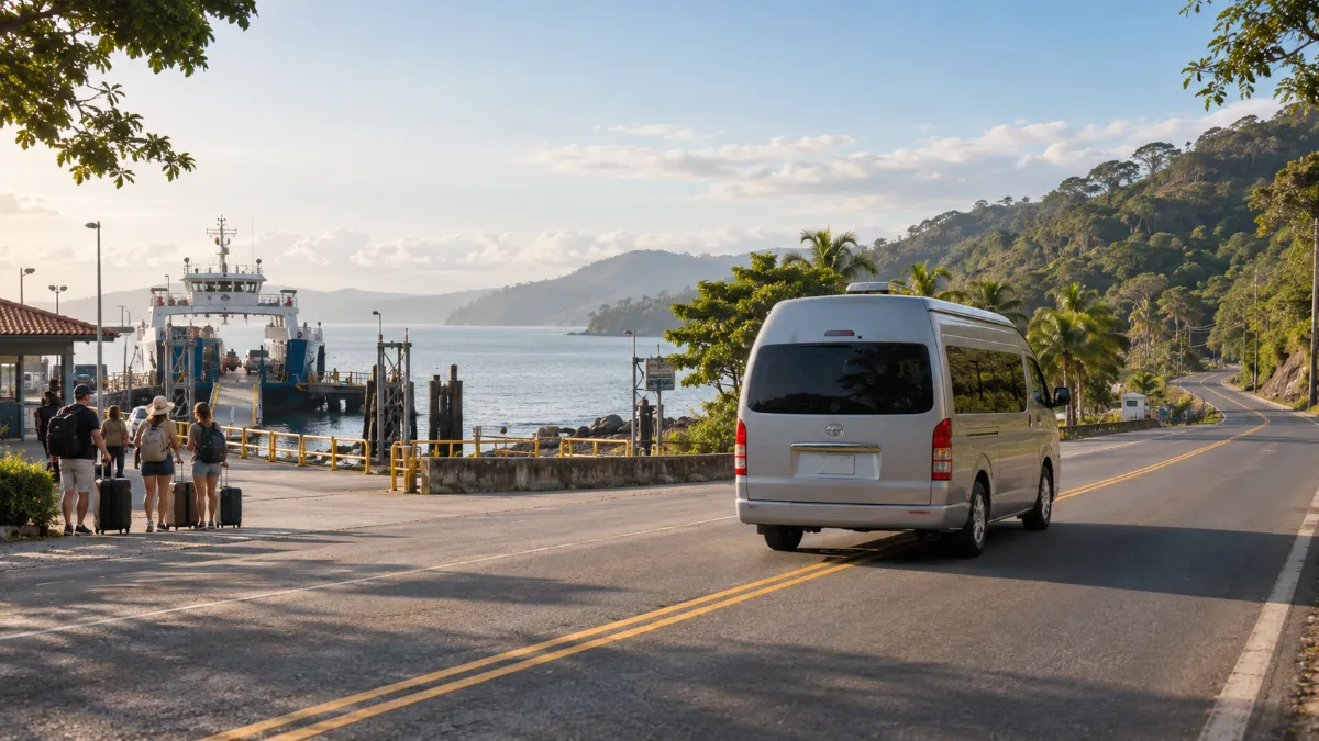 Paquera Ferry to Bahia Ballena Tambor Private Transportation | Direct Transfer Costa Rica