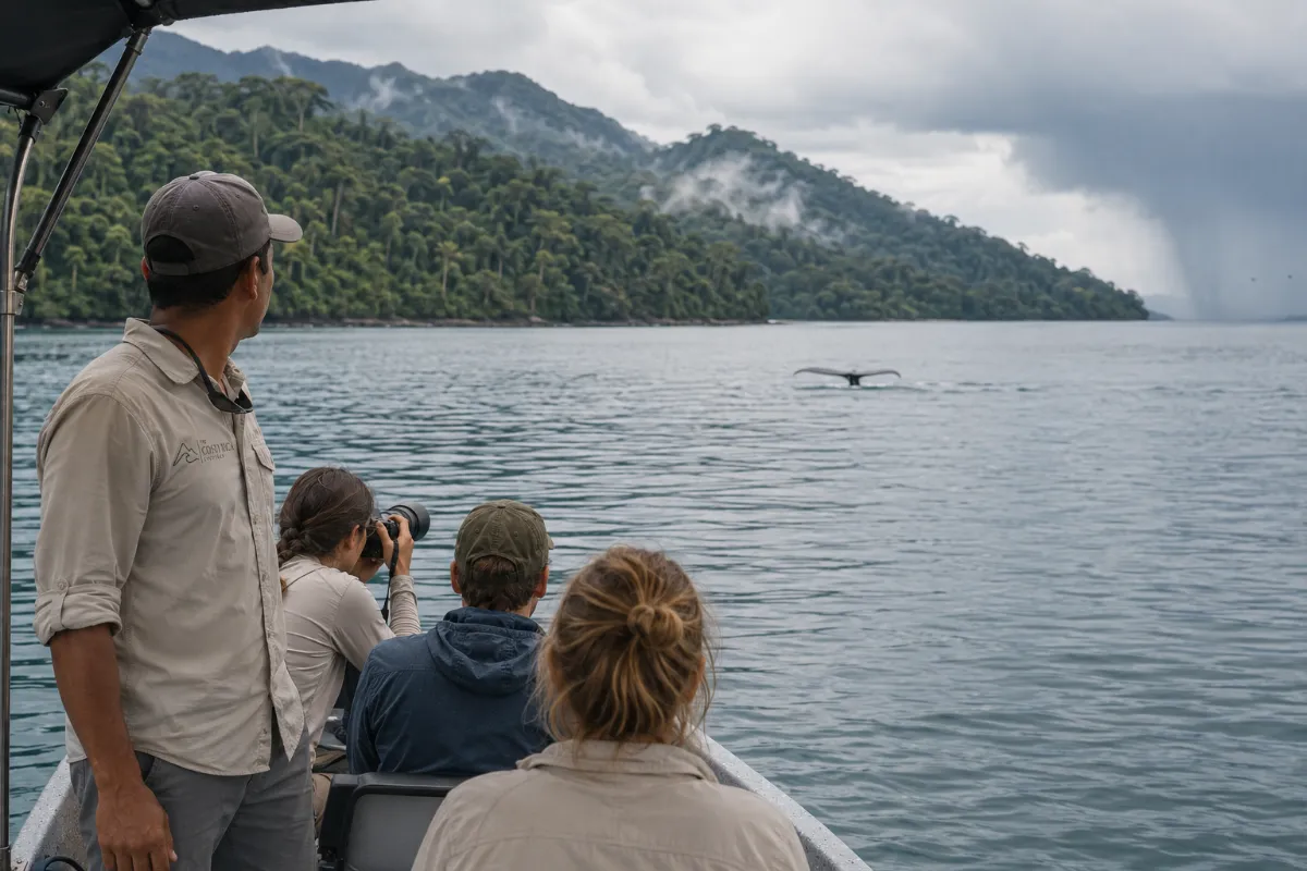 Whale Watching in Golfo Dulce from Golfito